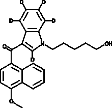 JWH 081 N-(5-hydroxy<wbr/>pentyl) metabolite-d<sub>5</sub>