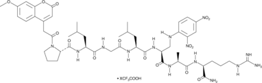 Mca-PLGL-Dap(Dnp)-AR-NH<sub>2</sub> (trifluoroacetate salt)
