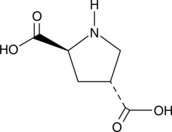 L-<em>trans</em>-<wbr/>Pyrrolidine-<wbr/>2,4-dicarboxylic Acid