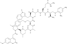 Mca-PLAC(p-<wbr/>OMeBz)-WAR(Dpa)-<wbr/>NH<sub>2</sub>