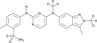 Pazopanib-d<sub>6</sub>