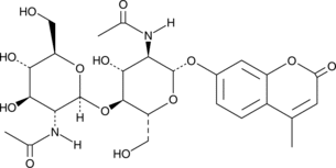 4-Methyl<wbr/>umbelliferyl ?-D-N,N'-<wbr/>diacetyl<wbr/>chitobioside