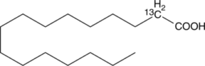Palmitic Acid-<sup>13</sup>C (C2 labeled)