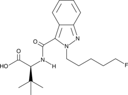 5-fluoro ADB 2'-indazole isomer butanoic acid metabolite