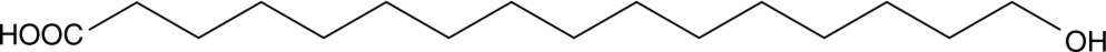16-<wbr/>hydroxy Hexadecanoic Acid