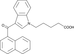 JWH 018 N-<wbr/>pentanoic acid metabolite