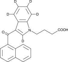 JWH 073 N-<wbr/>butanoic acid metabolite-<wbr/>d<sub>5</sub>